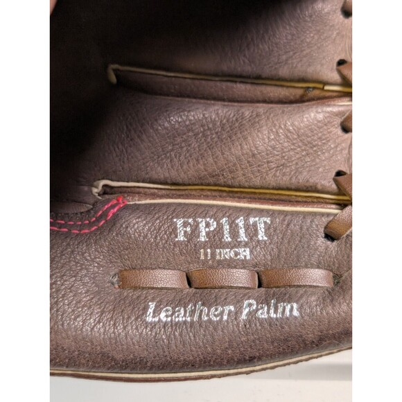 Rawlings FP11T FastPitch 11" Girl Right Hand Throw Softball Glove Brown Pink - Picture 4 of 9